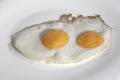 With the nickname ox-eye it is commonly called a dish composed of an egg prepared by frying;