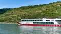 The Rhein Melodie River Boat on the Rhine River in Germany Royalty Free Stock Photo