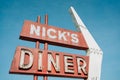 Nicks Diner vintage sign, Allentown, Pennsylvania