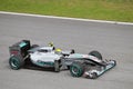 Nico Rosberg at the Malaysian F1 Royalty Free Stock Photo