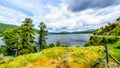 Nicola Lake and the Nicola Valley under Cloudy Skies