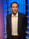 Nicolas Cage wax statue Royalty Free Stock Photo