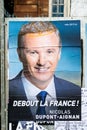 Nicolas Dupont-Aignan, French Presidential Electoral Campaign Po