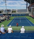 Tennis Players Nicolas Mahut and Soon Woo Kwon, 2017 US Open, NYC, NY, USA