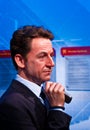 Nicolas Sarkozy at Madame Tussauds wax Museum in Berlin