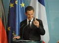 Nicolas Sarkozy Royalty Free Stock Photo