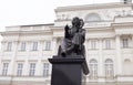 Nicolaus Copernicus or Mikolaj Kopernik memorial, monument made by Danish sculptor Bertel