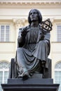 Nicolaus Copernicus Monument is one of the Polish capital`s notable landmarks Royalty Free Stock Photo