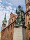 Nicolaus Copernicus statue Royalty Free Stock Photo