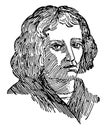 Nicolaus Copernicus, vintage illustration