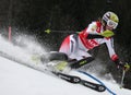Nicole Hosp Austria Competing in the Audi FIS Alpi Royalty Free Stock Photo