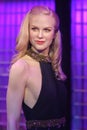 Nicole Kidman waxwork at Madame Tussauds exhibit Royalty Free Stock Photo