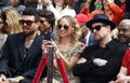 Nicole Richie, Benji Madden and Miles Richie Royalty Free Stock Photo