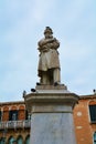 Nicolo Tommaseo famous statue, Venice, Europe Royalty Free Stock Photo