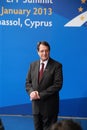 Nicos Anastasiades, Presidential Contender. Royalty Free Stock Photo