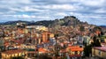 Nicosia city, in hdr. Sicily,Italy Royalty Free Stock Photo