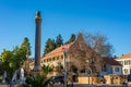 NICOSIA, CYPRUS - DECEMBER 3: Venetian Column at the Sarayonu Square