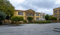 Nicosia, Cyprus - March 27 2017: Historical school of Faneromeni at the Faneromeni square in the old city within the Venetian Royalty Free Stock Photo