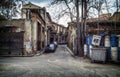 Nicosia, Cyprus on March 21, 2017: United Nations buffer zone Green line in Cyprus in Nicosia