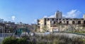 Nicosia, Cyprus on March 21, 2017: United Nations buffer zone Green line in Cyprus in Nicosia.