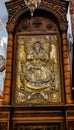 Nicosia, Cyprus - May 14, 2018: Icon for Spyridonos in the Holy Mary Church in the old town of Nicosia