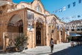 Nicosia, Cyprus - October 09, 2021: View of Faneromeni Square