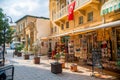 NICOSIA, CYPRUS - SEPTEMBER 19: Souvenir shop at popular tourist