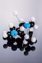 Nicotine molecular structure model