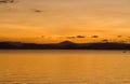 Nicoya Gulf after sunset