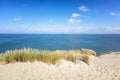 Nida - Curonian Spit and Curonian Lagoon, Nida, Klaipeda, Lithuania. Nida harbour. Baltic Dunes. Unesco heritage. Nida is located