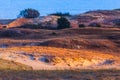 Nida - Curonian Spit and Curonian Lagoon, Nida, Klaipeda, Lithuania. Baltic Dunes. Unesco heritage. Nida is located on Royalty Free Stock Photo