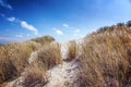 Nida - Curonian Spit and Curonian Lagoon, Nida, Klaipeda, Lithuania. Nida harbour. Baltic Dunes. Unesco heritage. Nida is located Royalty Free Stock Photo