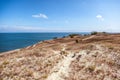 Nida - Curonian Spit and Curonian Lagoon, Nida, Klaipeda, Lithuania. Nida harbour. Baltic Dunes. Unesco heritage. Nida is located Royalty Free Stock Photo