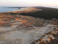 Nida Lithuania Sunset Dune Beach Royalty Free Stock Photo