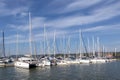 Nida, Neringa AUGUST 19, 2023. Lithuania. Main sailing marina