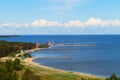 Nida port, Lithuania. Royalty Free Stock Photo