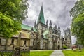 Nidaros Cathedral in Trondheim, Norway.