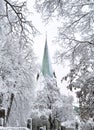 Nidaros Cathedral at winter