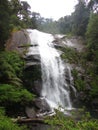 Nido de ÃÂguila waterfall, Huerquehue, Chile Royalty Free Stock Photo