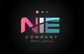 NIE n i e three letter logo icon design Royalty Free Stock Photo