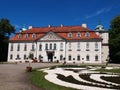 The Nieborow palace, old magnats residence in Poland Royalty Free Stock Photo