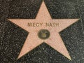 Niecy Nash star at the Hollywood Walk of Fame in Hollywood in California Royalty Free Stock Photo