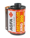 A roll of AGFA 35mm camera film Royalty Free Stock Photo