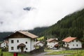 Niederthai village at Otztal Valley in Tirol, Austria Royalty Free Stock Photo