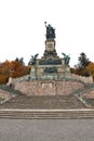 Niederwalddenkmal Germania Monument near Bingen and Rudesheim am Rhine, Germany