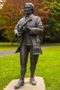 Niel Gow Statue in Dunkeld, Scotland