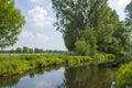 Niers River, Geldern, Germany Royalty Free Stock Photo