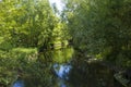 Niers River, Geldern, Germany Royalty Free Stock Photo