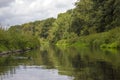 Niers River, Lower Rhine Region, Germany Royalty Free Stock Photo