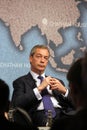 Nigel Farage, leader of the UK Independence Party UKIP Royalty Free Stock Photo